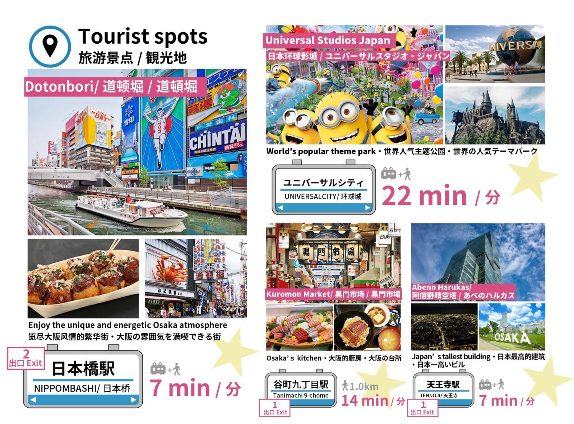 Bijou Suites Tohei Osaka Zewnętrze zdjęcie